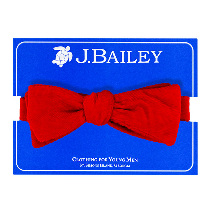 Red Corduroy Bow Tie