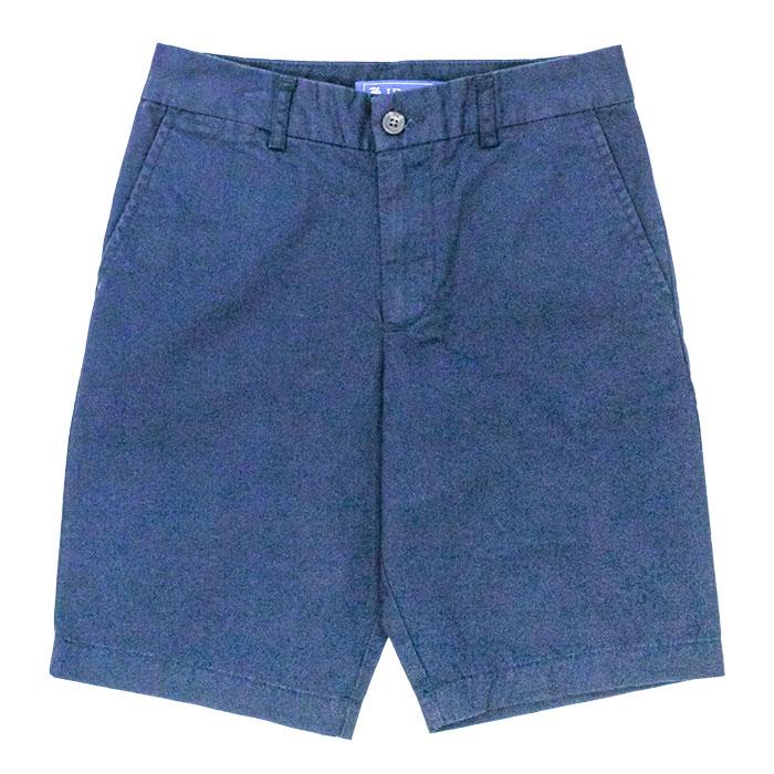 Navy Blue Twill Shorts