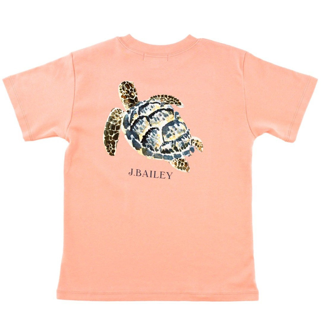 Cantaloupe Turtle Short Sleeve Logo Tee