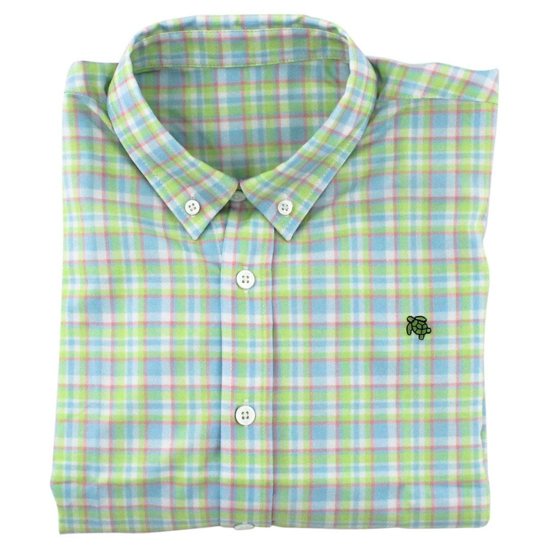 Briggs Plaid Performance Button Down Shirt