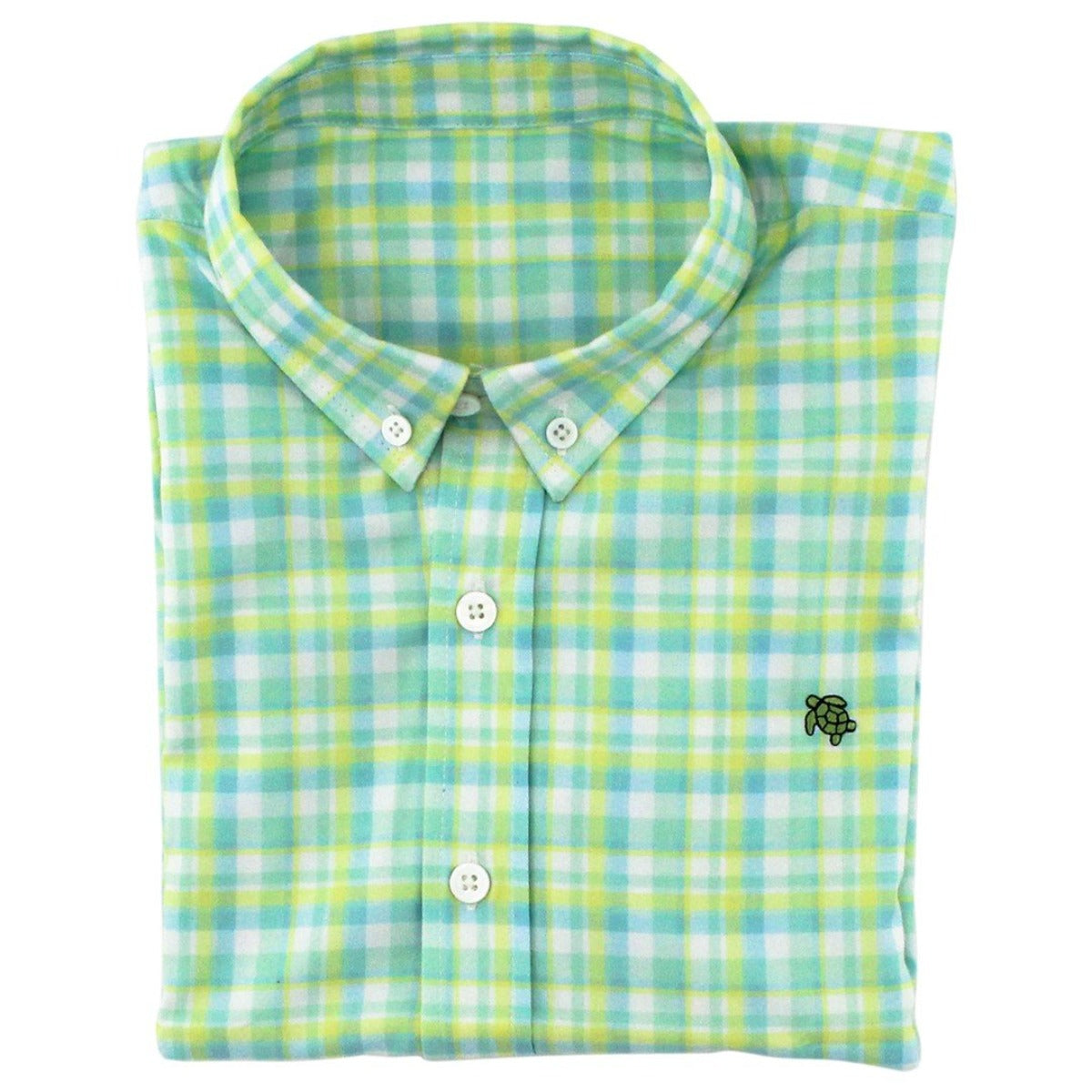 Sutton Plaid Performance Roscoe Button Down Shirt