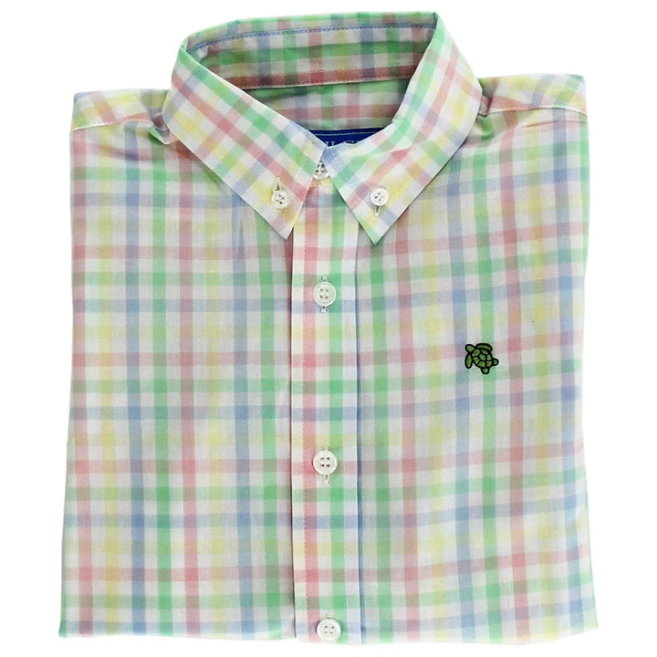 Carousel Plaid Roscoe Button Down Shirt