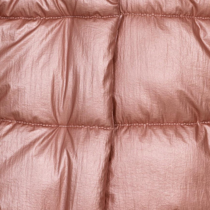 Blush Metallic Puffer Jacket