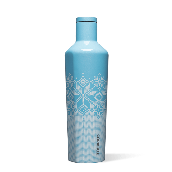 Fairisle Blue Holiday 25oz Canteen