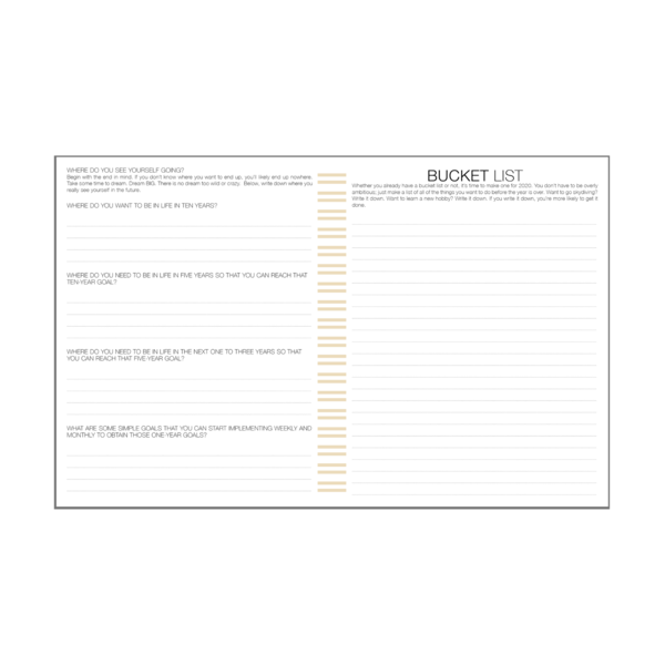 2020 Daily Purposeful Planner