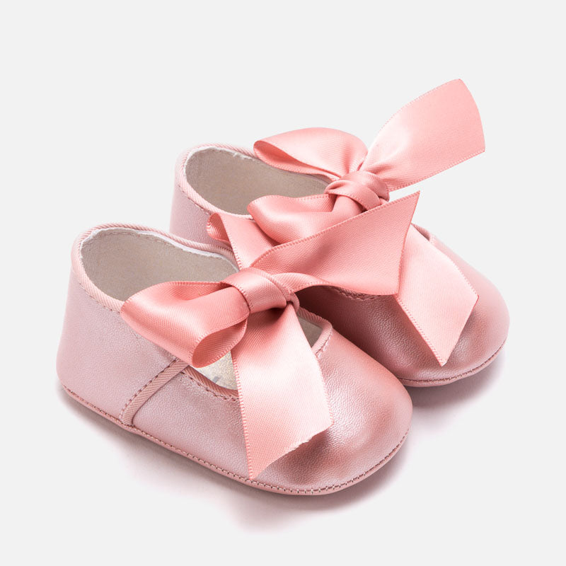 Rosy Ribbon Pre-Walker Shoes