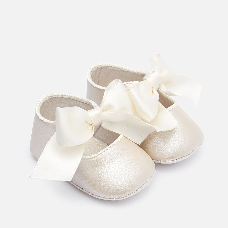 Pearl Ribbon Pre-Walker Shoes