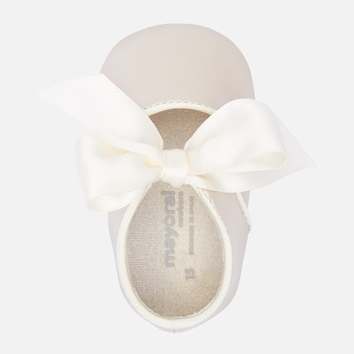 Pearl Ribbon Pre-Walker Shoes