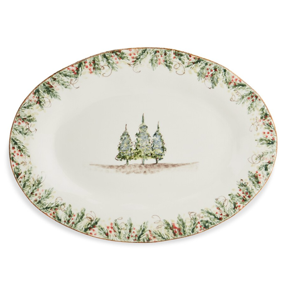 Natale Medium Oval Platter