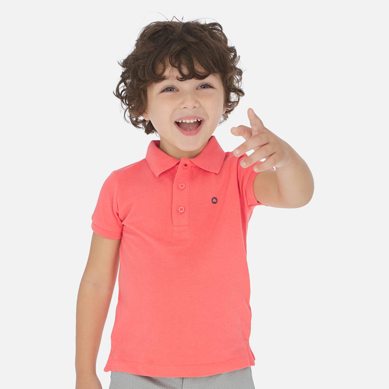 Coral Short Sleeve Polo Shirt