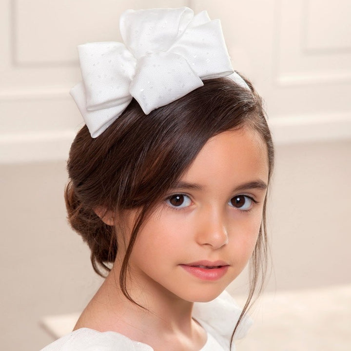 White Bow Headband