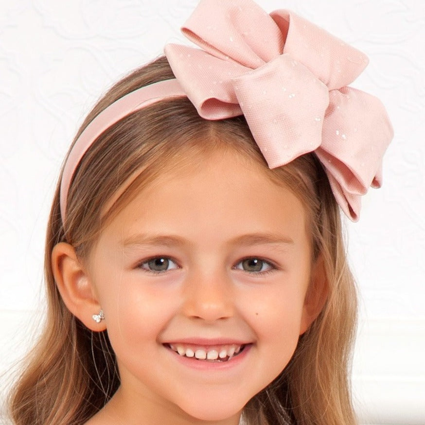 Pink Bow Headband