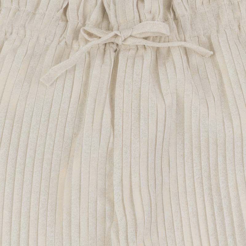 Cream Pleated Skort