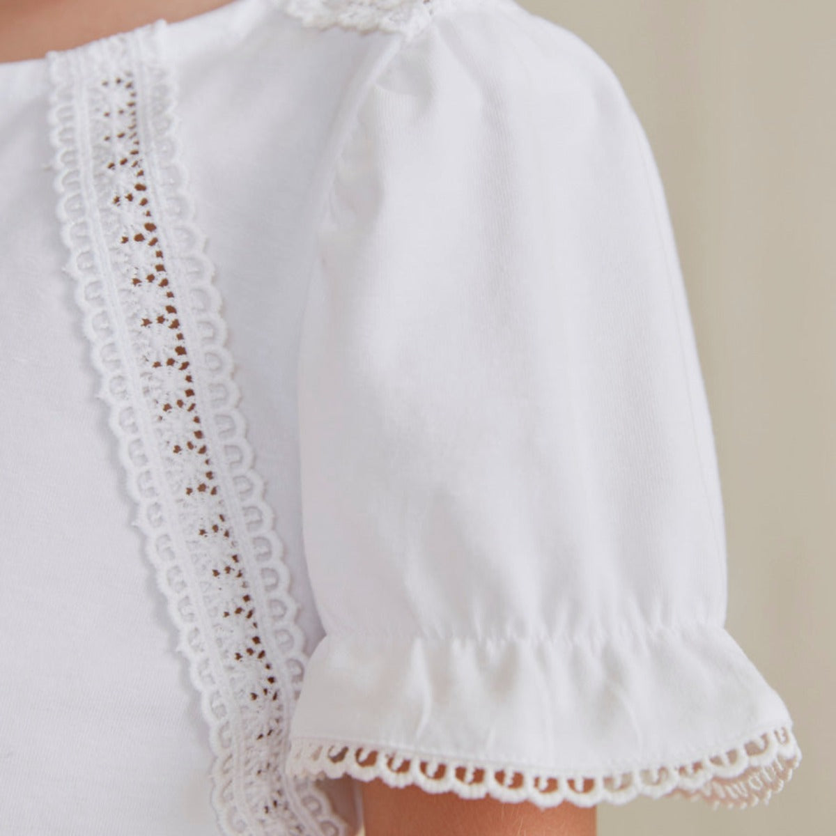 White Embroidered Blouse