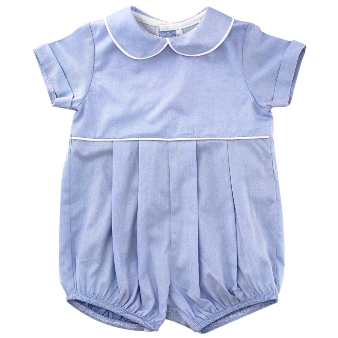 Blue Doeskin Short Dressy Bubble