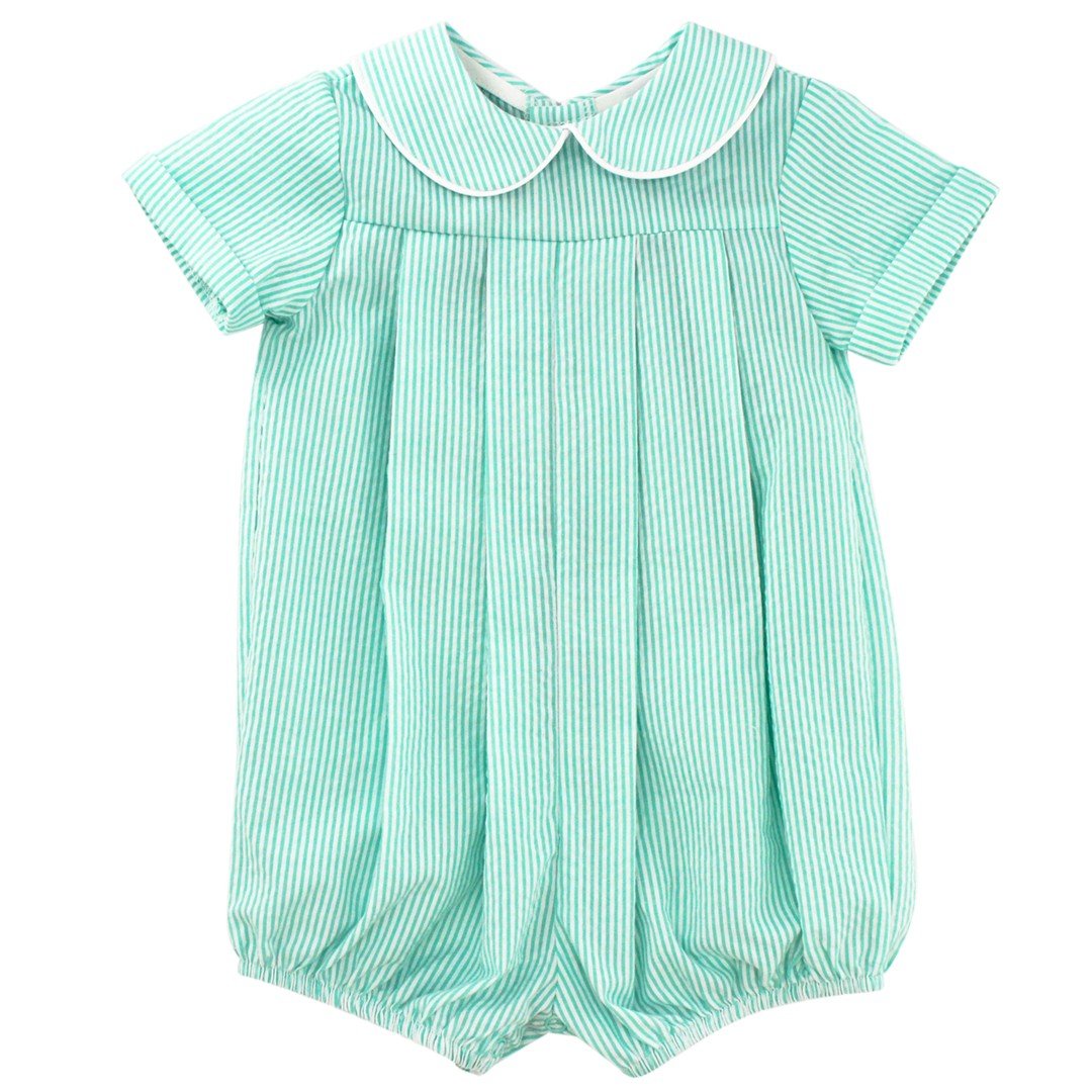 Palm Seersucker Dressy Short Bubble