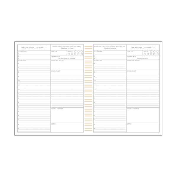 2020 Daily Purposeful Planner