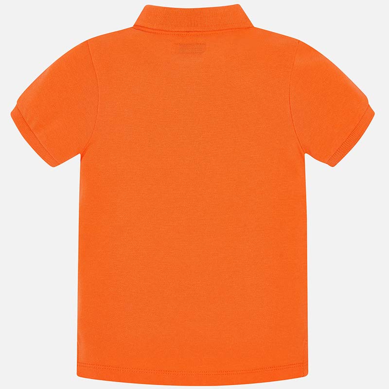 Bright Orange Short Sleeve Polo Shirt