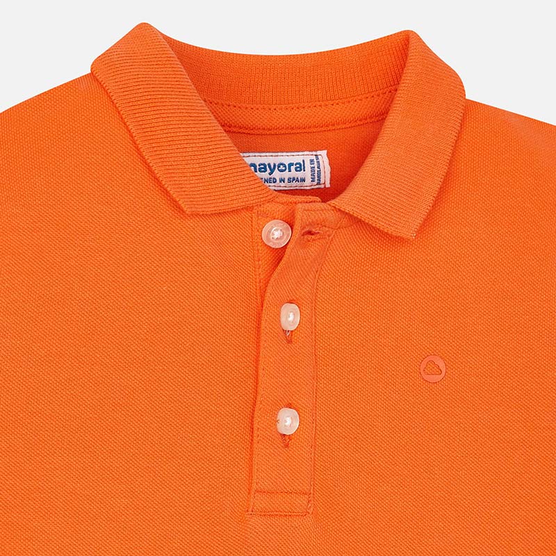 Bright Orange Short Sleeve Polo Shirt