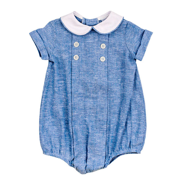 Sky Linen Short Dressy Bubble