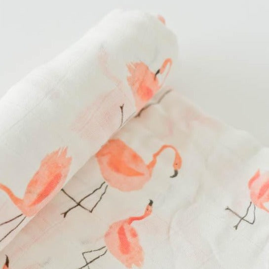 Deluxe Muslin Swaddle Blanket - Pink Ladies