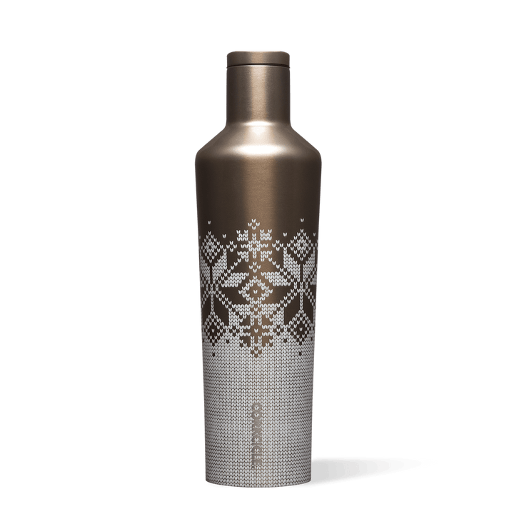 Fairisle Gold Holiday 25oz Canteen