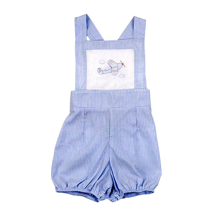  Blue Airplanes Short Infant Bubble