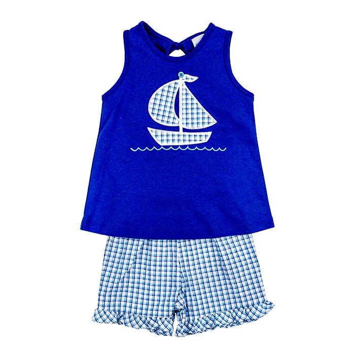 Ship Ahoy Short & Tank Top Set