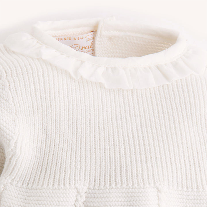 Ivory Sweater & Bow Bloomer Set