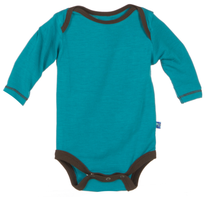 KicKee Pants - Bay with Bark Long Sleeve One Piece - kkgivingtree - K&K's