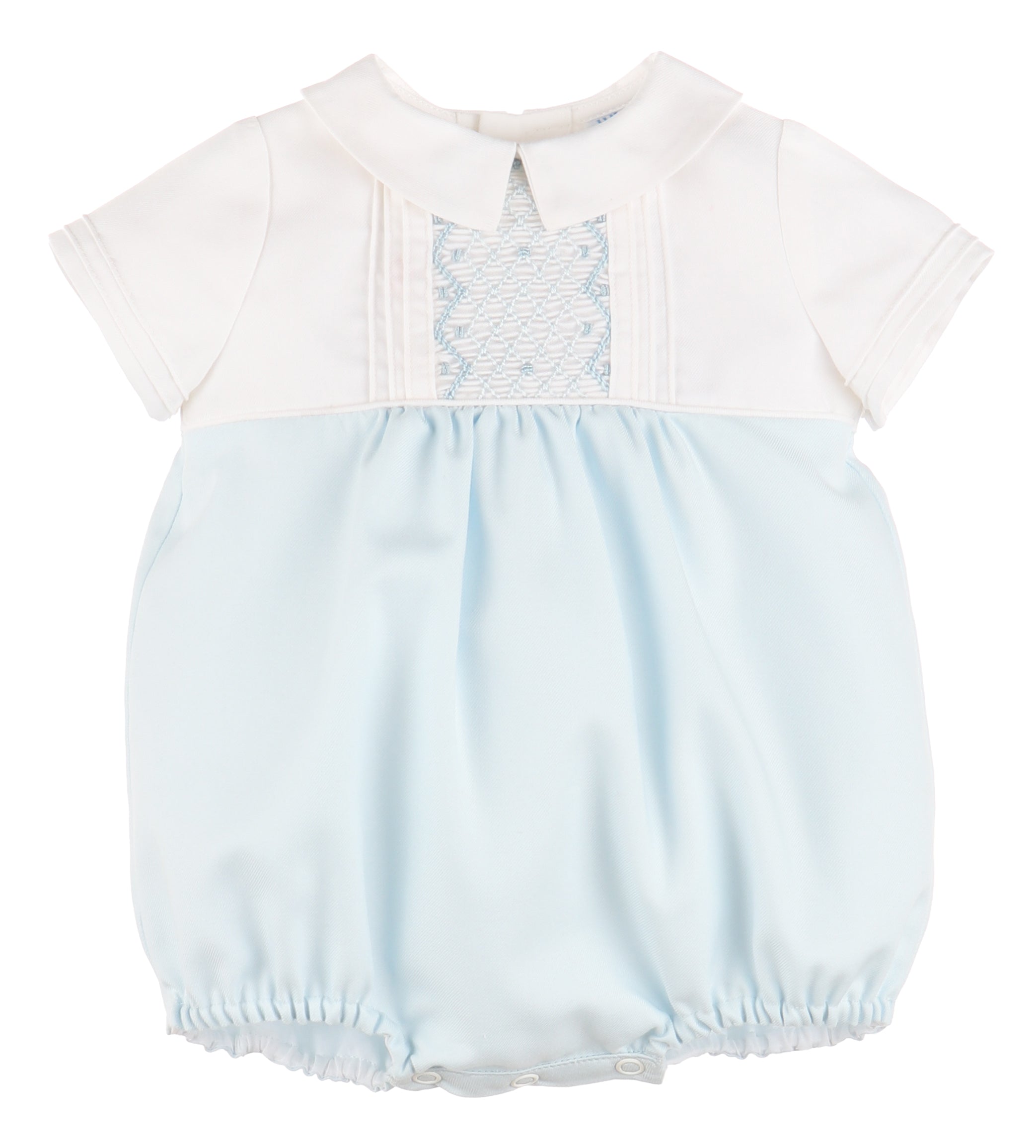 Two Tones Blue Smock Bubble