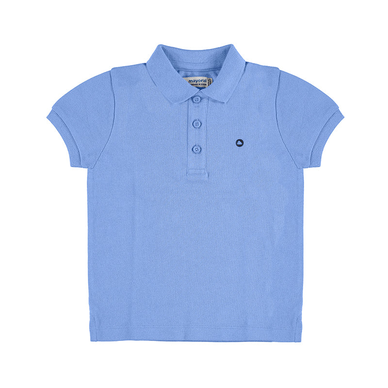 Short Sleeve Blue Polo