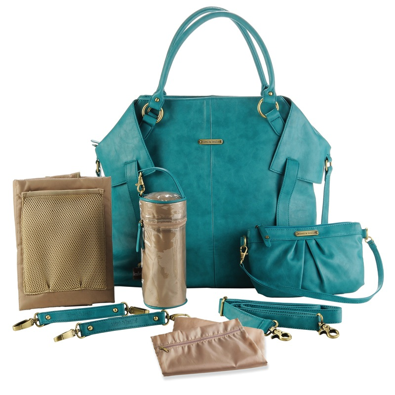 Charlie Diaper Bag, Teal