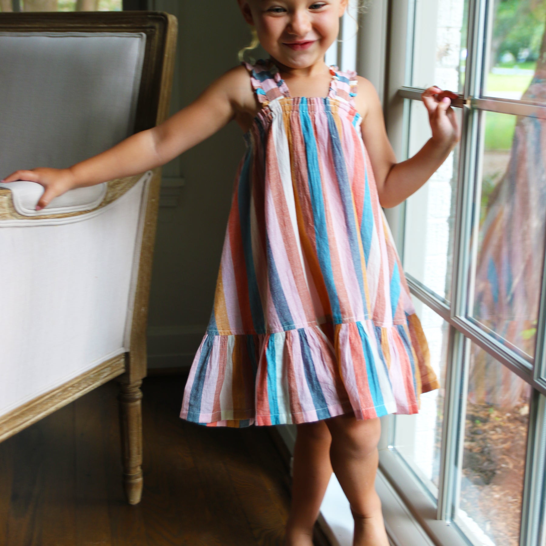 Multi Stripe Emma Dress