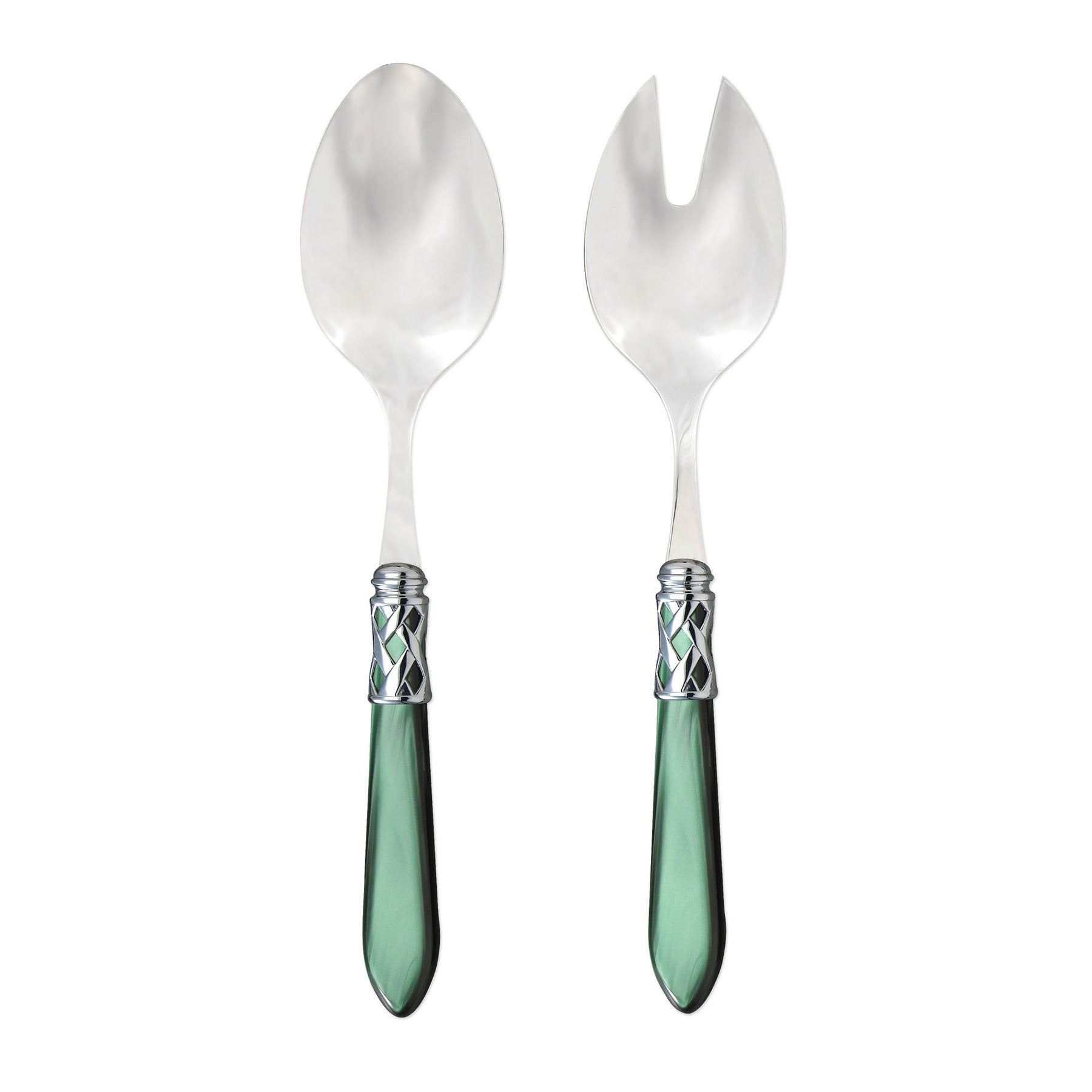 Aladdin Brilliant Green Salad Server Set