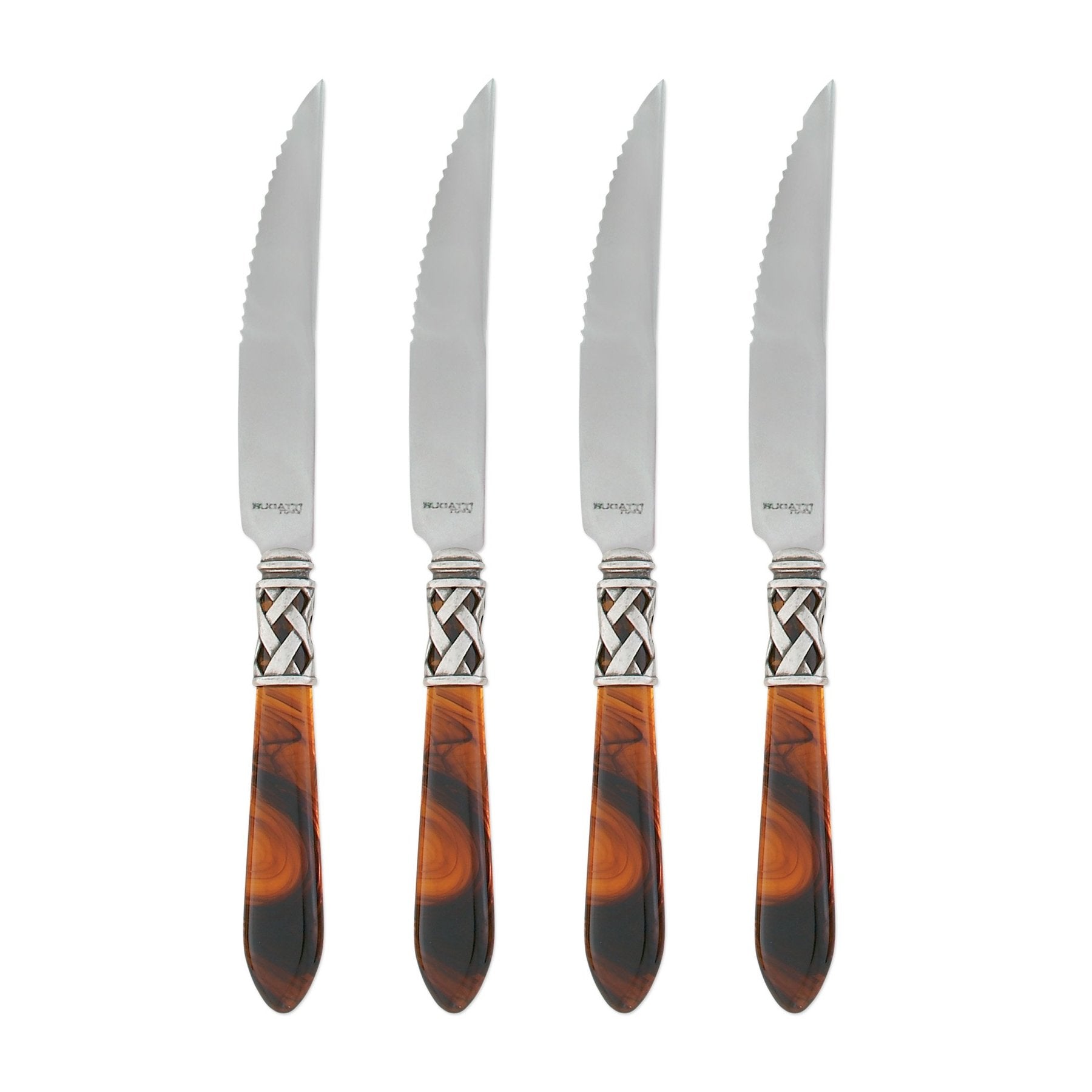 Aladdin Antique Tortoiseshell Steak Knives