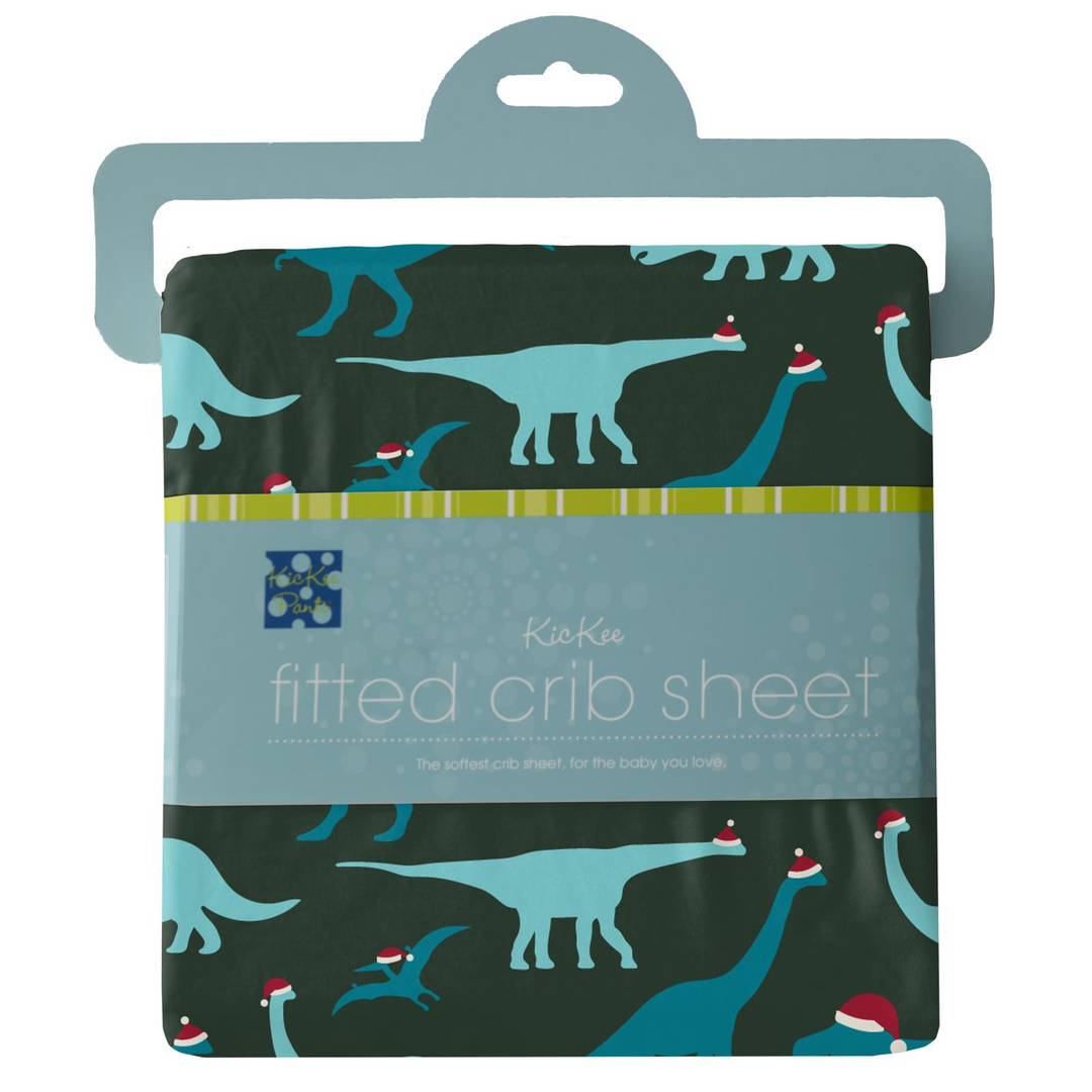 Santa Dinos Fitted Crib Sheets