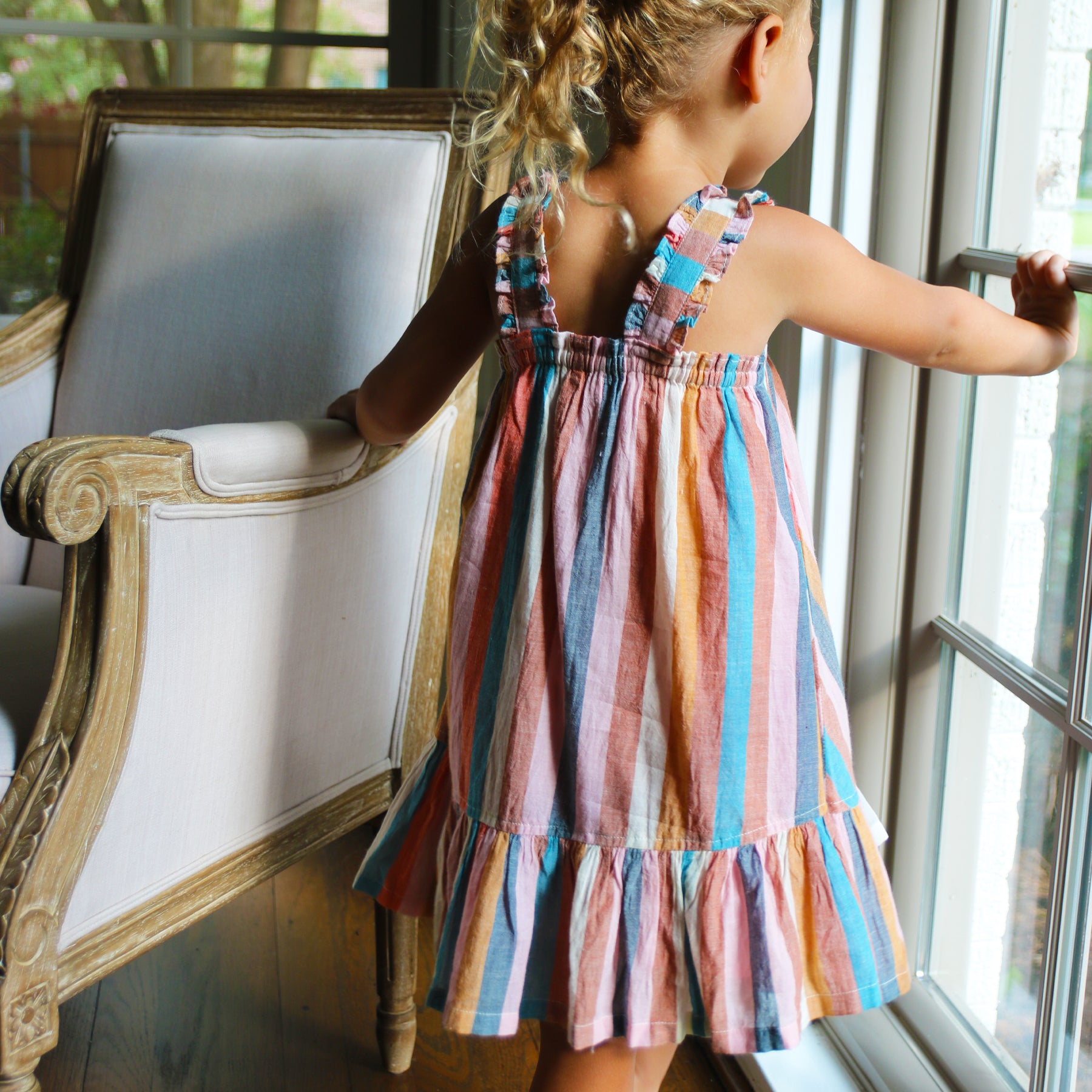 Multi Stripe Emma Dress