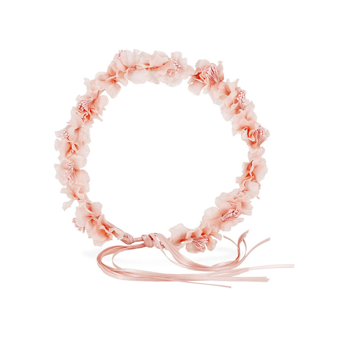 Salmon Pink Flower Crown