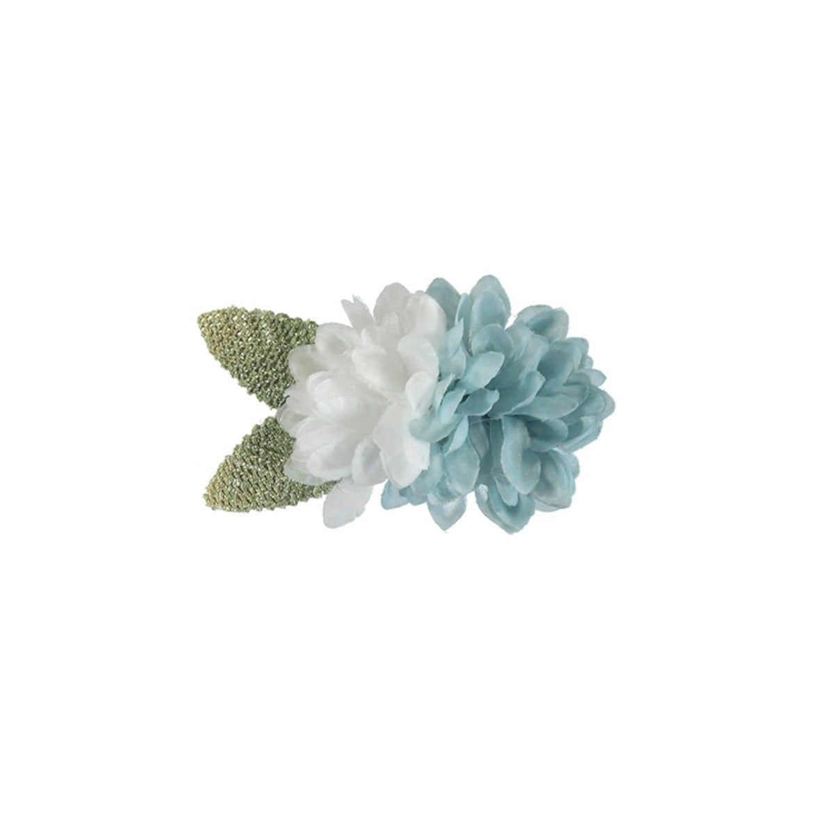 Light Blue Flower Hair Clip