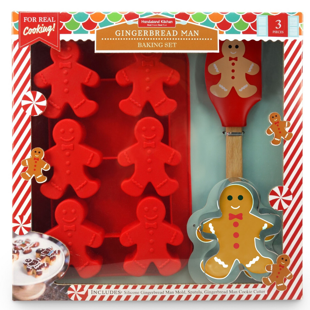 Stocking, Christmas Tree, & Gingerbread Boy Silicone Mold