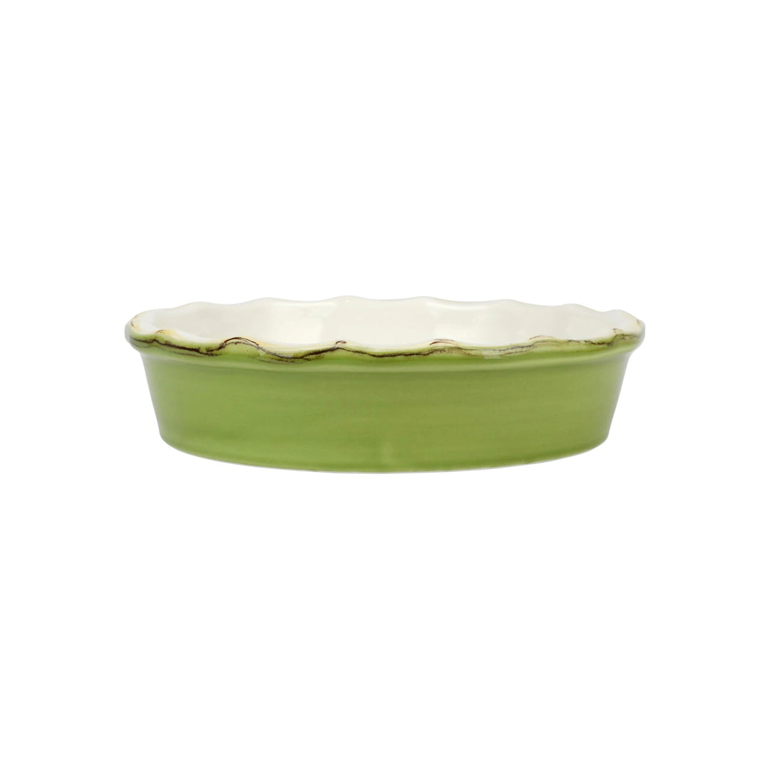 Italian Bakers Green Pie Dish