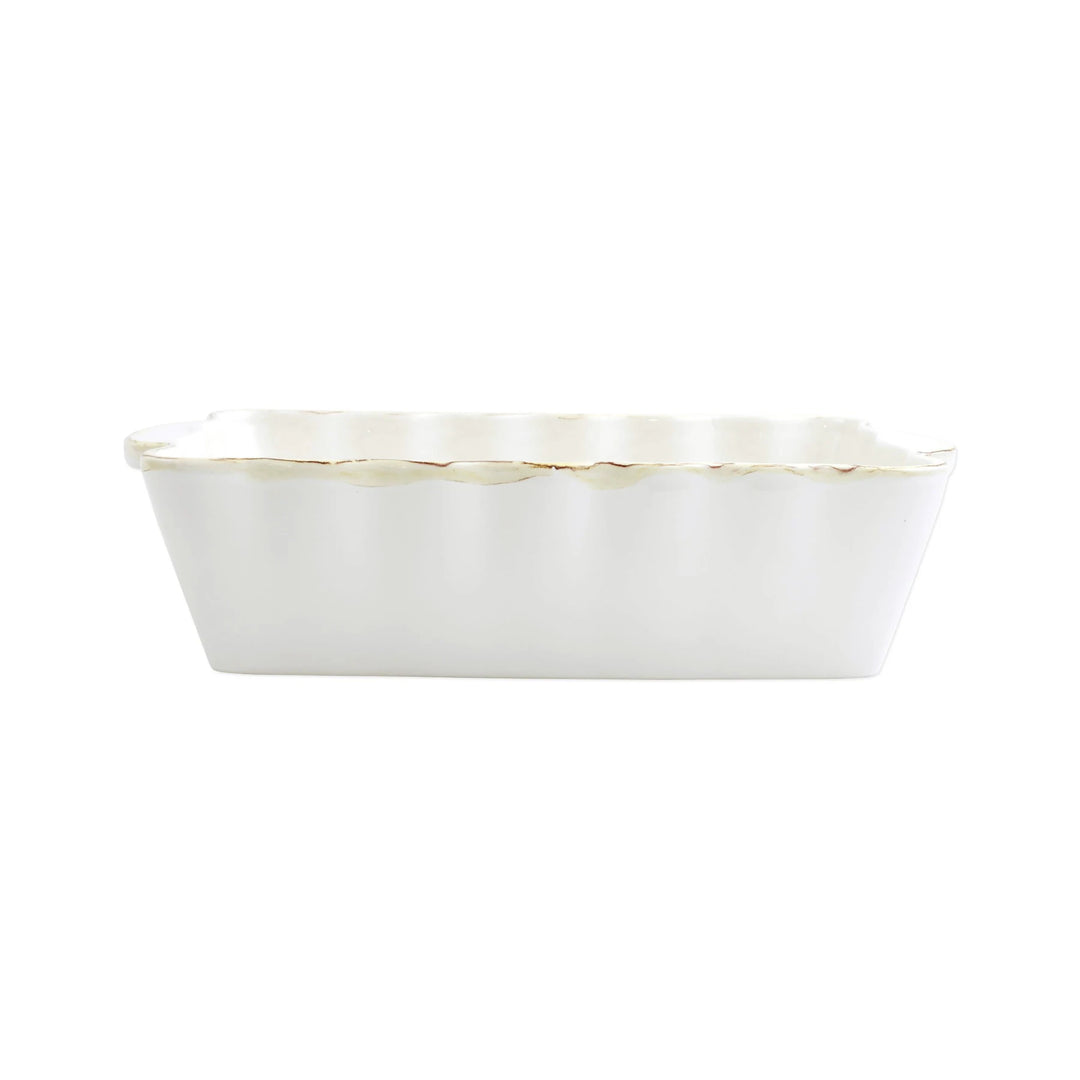 Italian Bakers White Medium Rectangular Baker