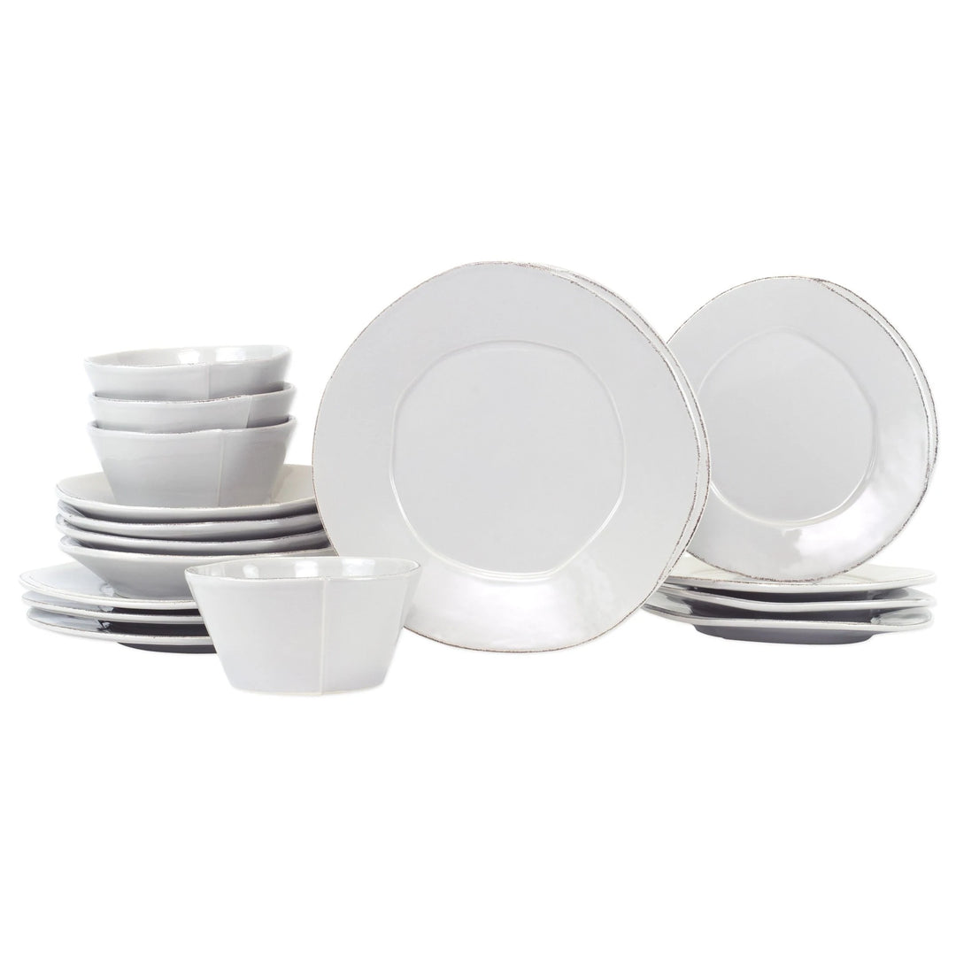 Lastra Light Grey Sixteen-Piece Place Setting