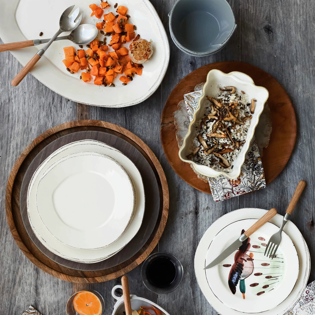 Linen Lastra European Dinner Plate