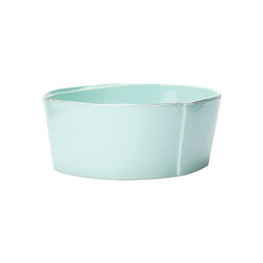 Lastra Aqua Medium Serving Bowl