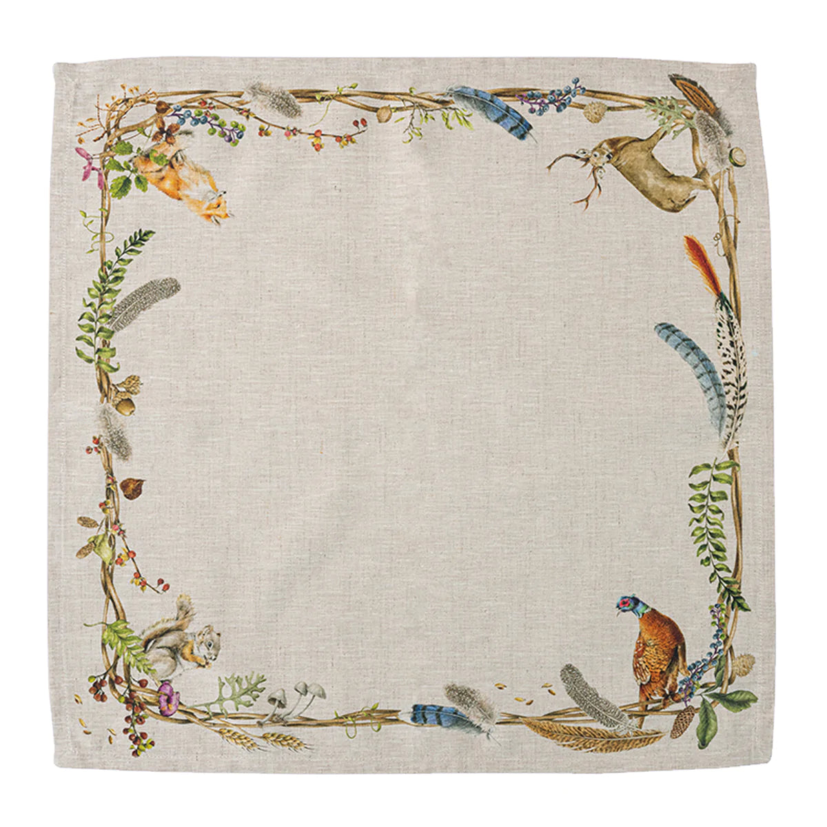 Forest Walk Napkin With Animals