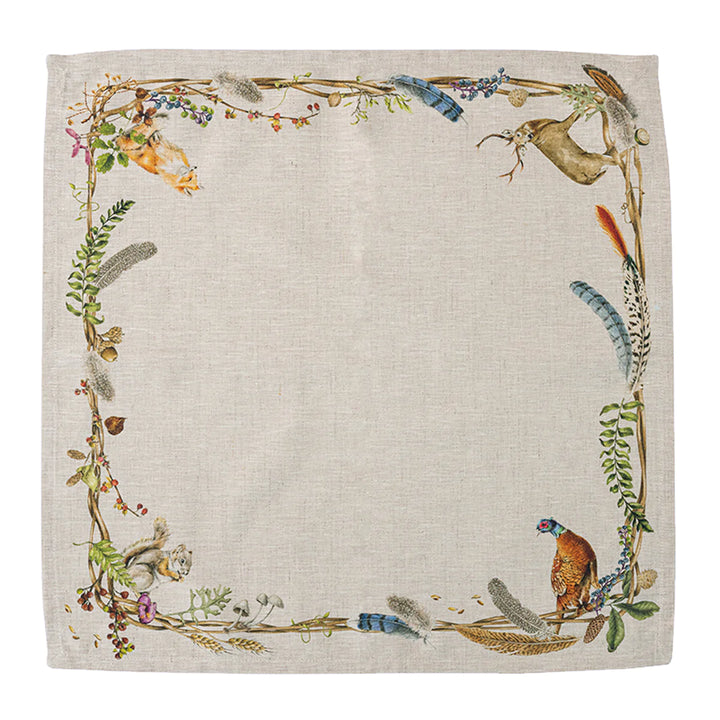 Forest Walk Napkin With Animals