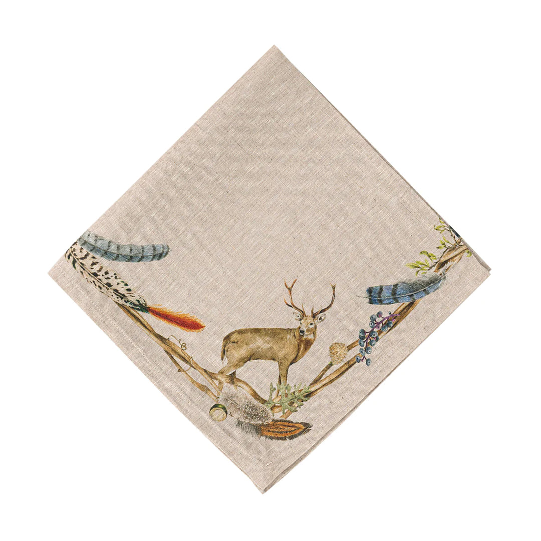 Forest Walk Napkin With Animals