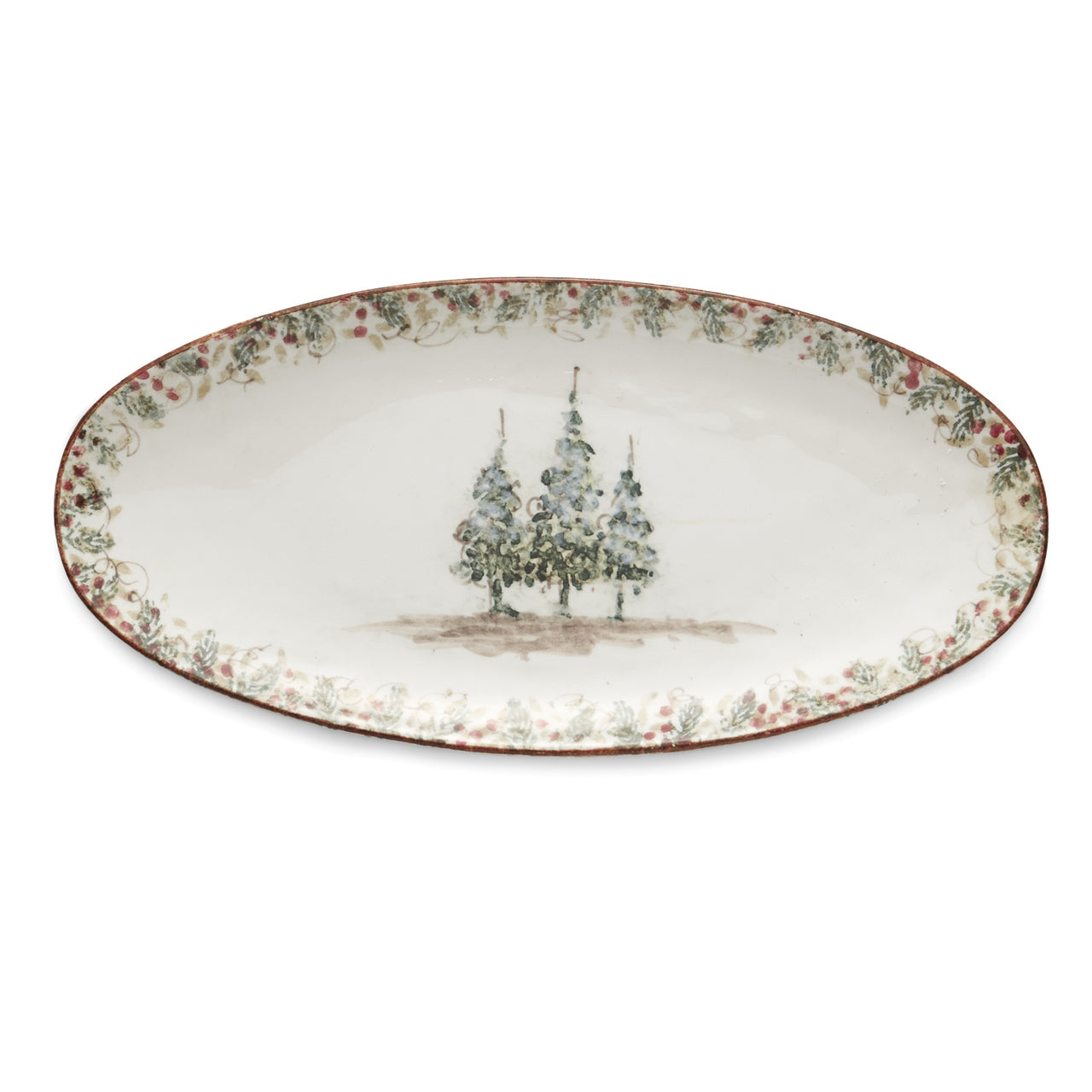 Natale Long Oval Platter